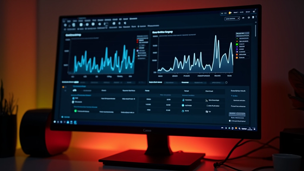 Pantalla de monitoreo mostrando temperatura y frecuencia de un procesador en tiempo real durante uso intenso